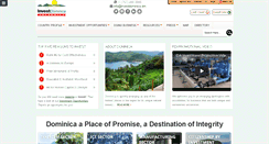Desktop Screenshot of investdominica.com